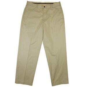 Brooks Brothers Advantage Chino Hudson Mens 34x29 Khaki Cotton Pants Trousers